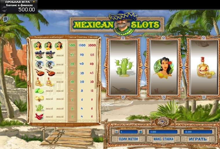 Видео покер Mexican Slots демо-игра