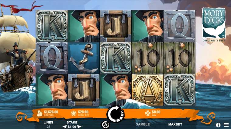 Видео покер Moby Dick демо-игра