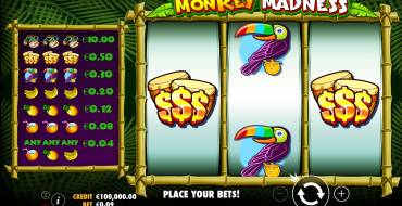 Monkey Madness: Игровой автомат