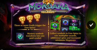 Morgana Megaways: Выигрыши
