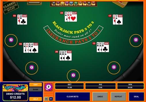 Блэкджек Multihand Classic Blackjack