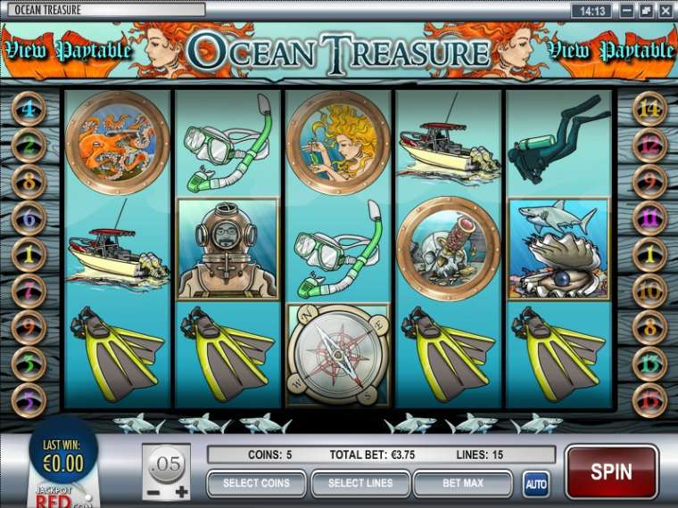 Онлайн слот Ocean Treasure играть