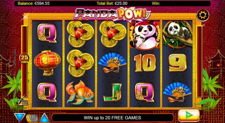 Видео покер Panda Pow! демо-игра