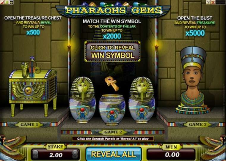 Видео покер Pharaoh’s Gems демо-игра