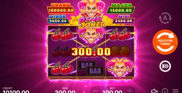 ​Pink Joker: Hold and Win: Выигрыши