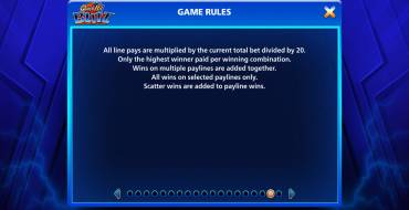 Quick Hit Blitz Blue: Правила