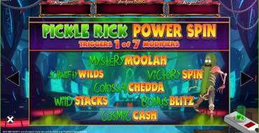 Rick and Morty Wubba Lubba Dub Dub Jackpot King: Уникальные функции