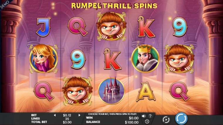 Видео покер Rumpel Thrill Spins демо-игра