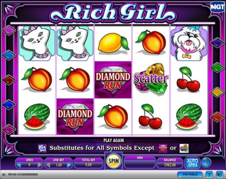 Онлайн слот She’s a Rich Girl играть