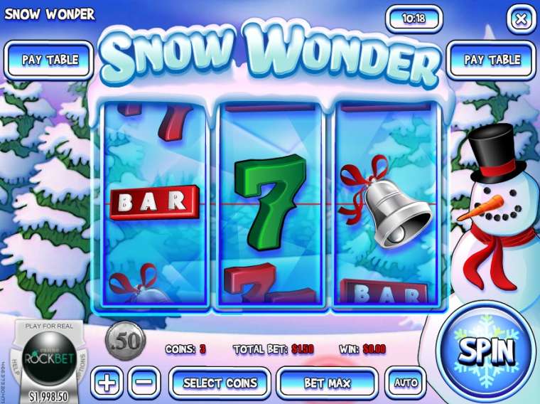 Видео покер Snow Wonder демо-игра