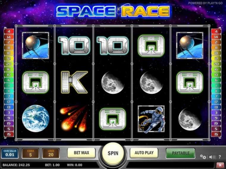 Видео покер Space Race демо-игра