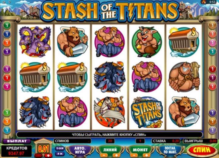 Видео покер Stash of the Titans демо-игра