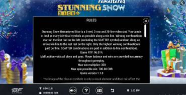 Stunning Snow Remastered Dice: Правила
