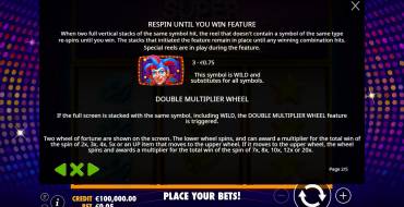 Super Joker: Таблица выплат