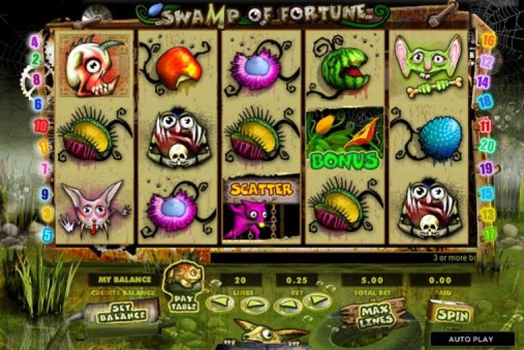 Видео покер Swamp of Fortune демо-игра