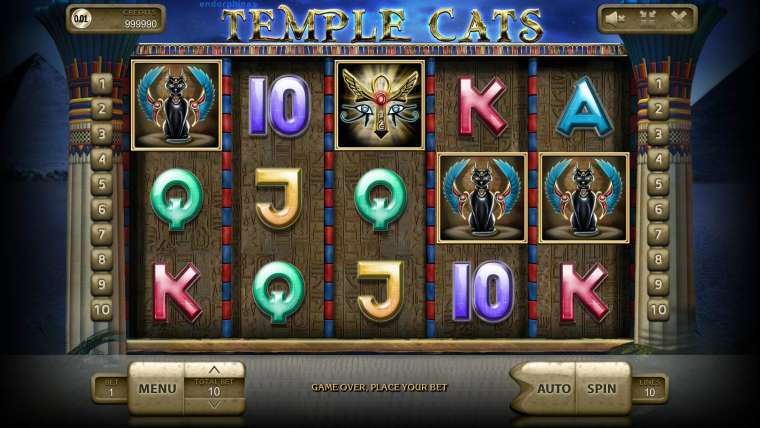 Видео покер Temple Cats демо-игра