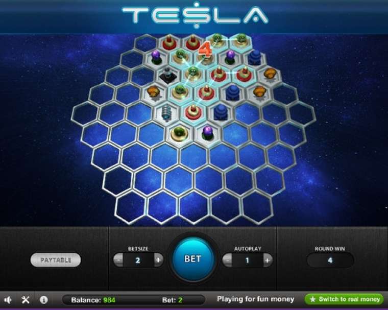 Видео покер Tesla демо-игра