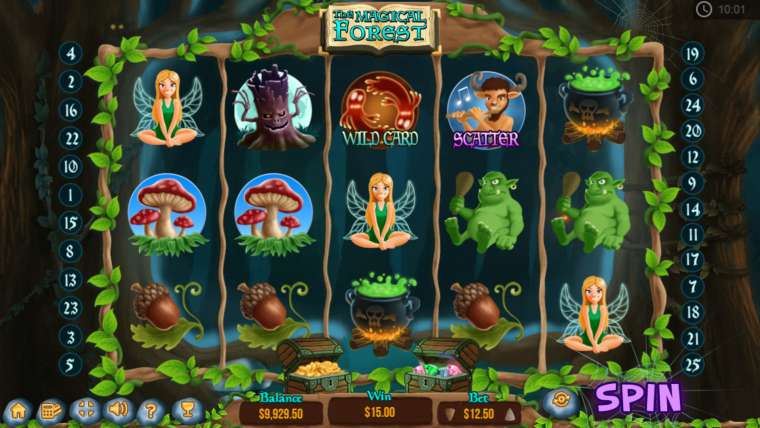 Видео покер The Magical Forest демо-игра