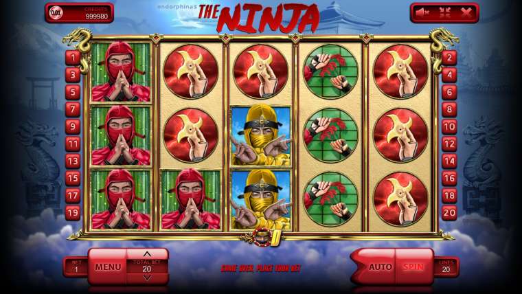 Видео покер The Ninja демо-игра