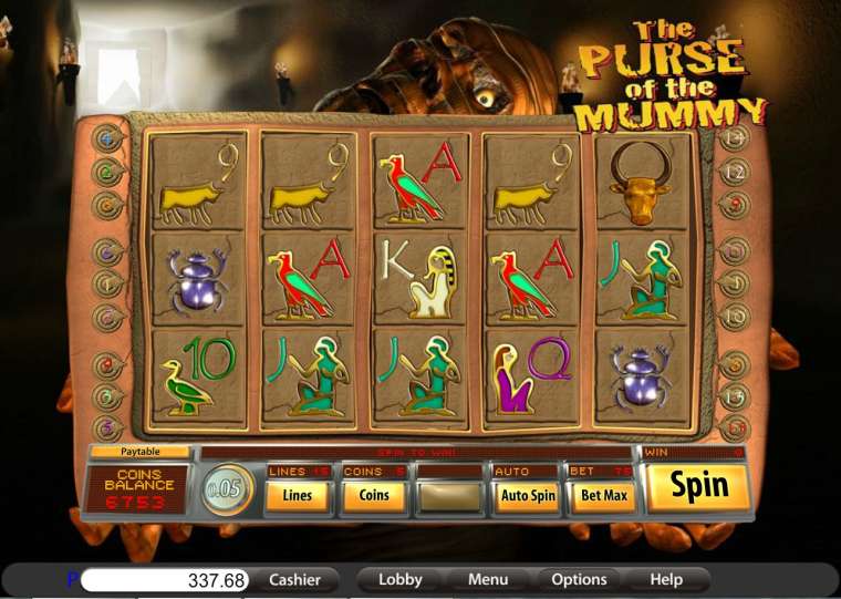 Видео покер The Purse of the Mummy демо-игра