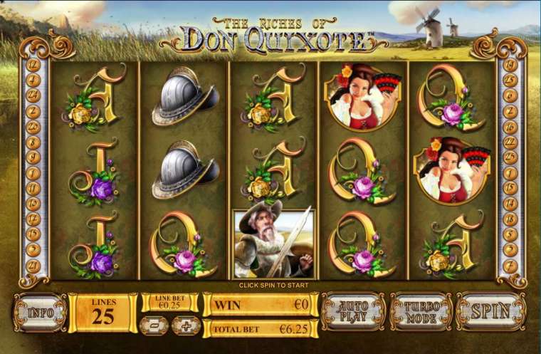 Видео покер The Riches of Don Quixote демо-игра
