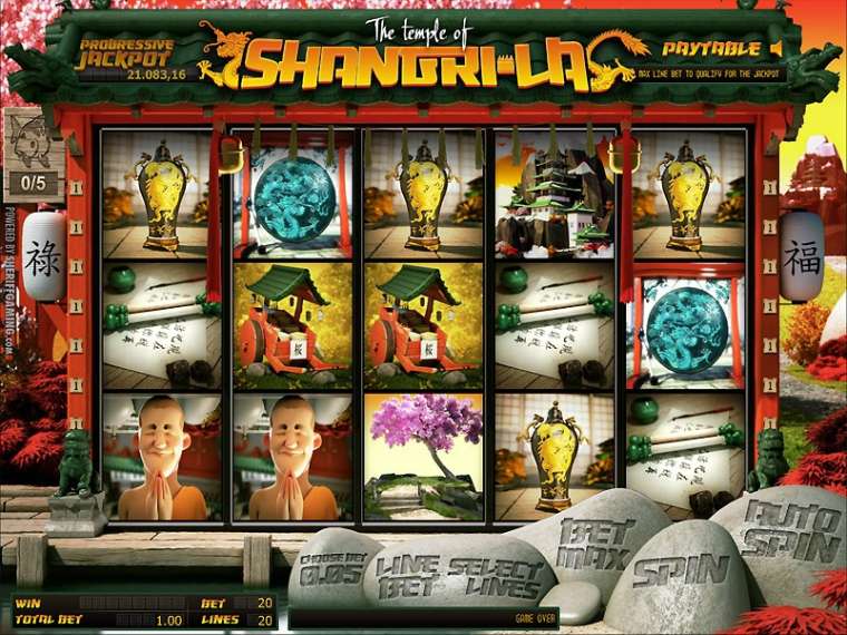Видео покер The Temple of Shangri-La демо-игра