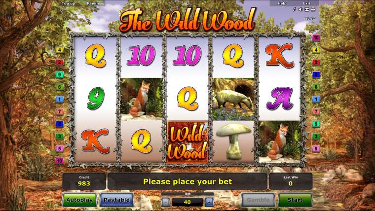 Видео покер The Wild Wood демо-игра