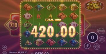 Vegas Fortune: Выигрыши