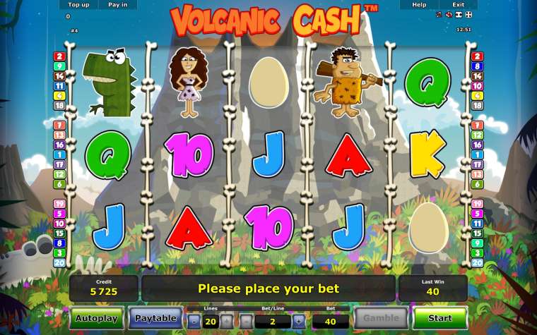 Онлайн слот Volcanic Cash играть