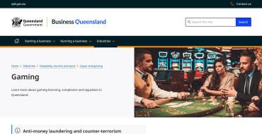 Queensland Office of Liquor and Gaming Regulation: Сайт правительства Квинсленда