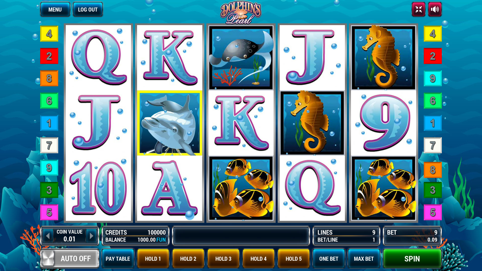игровые автоматы онлайн дельфины