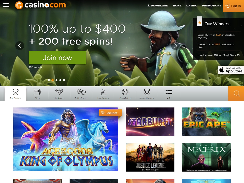 Лучшее казино Казино.ком