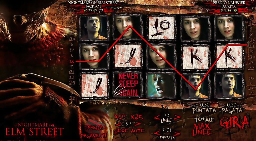 Игровой автомат A Nightmare on Elm Street