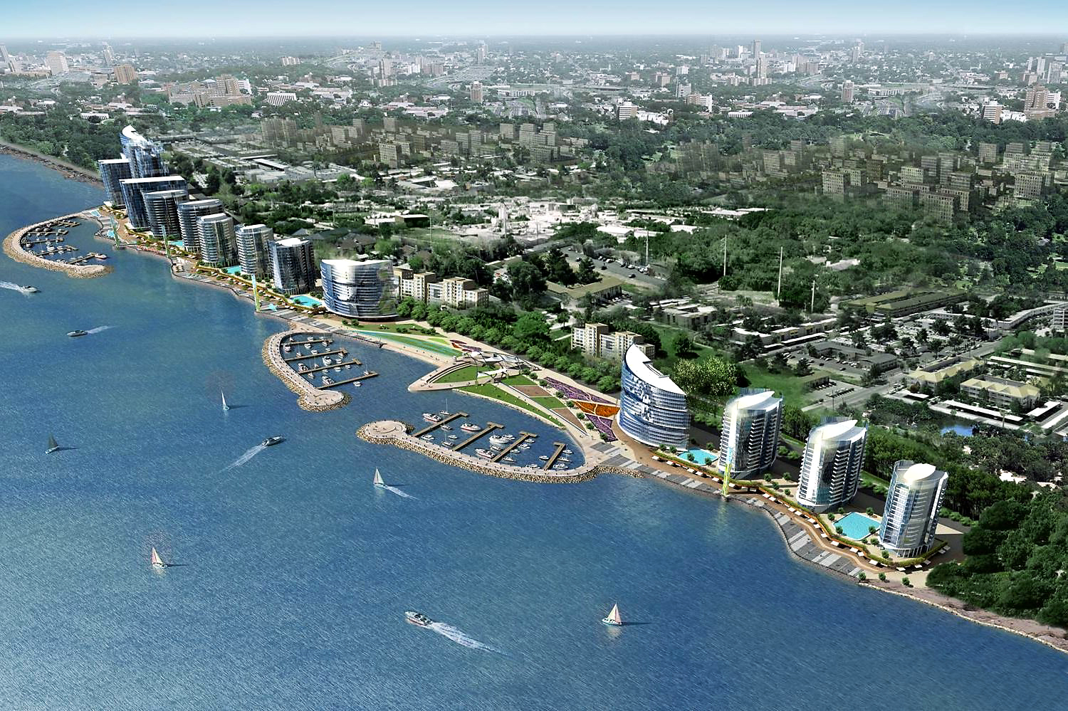 Курортный комплекс "Кендерли" на побережье Каспийского моря