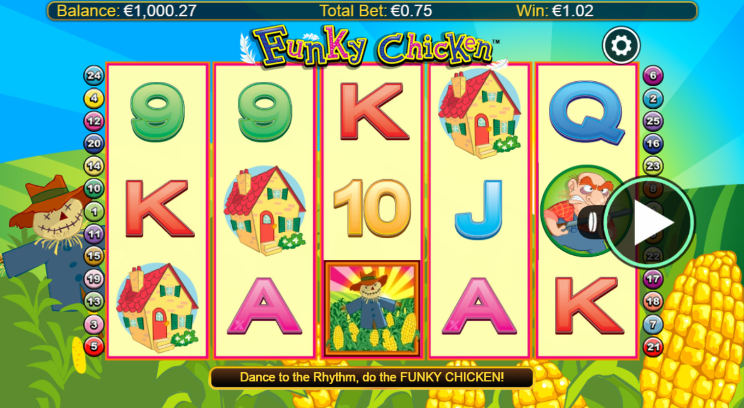игровой автомат Funky Chicken