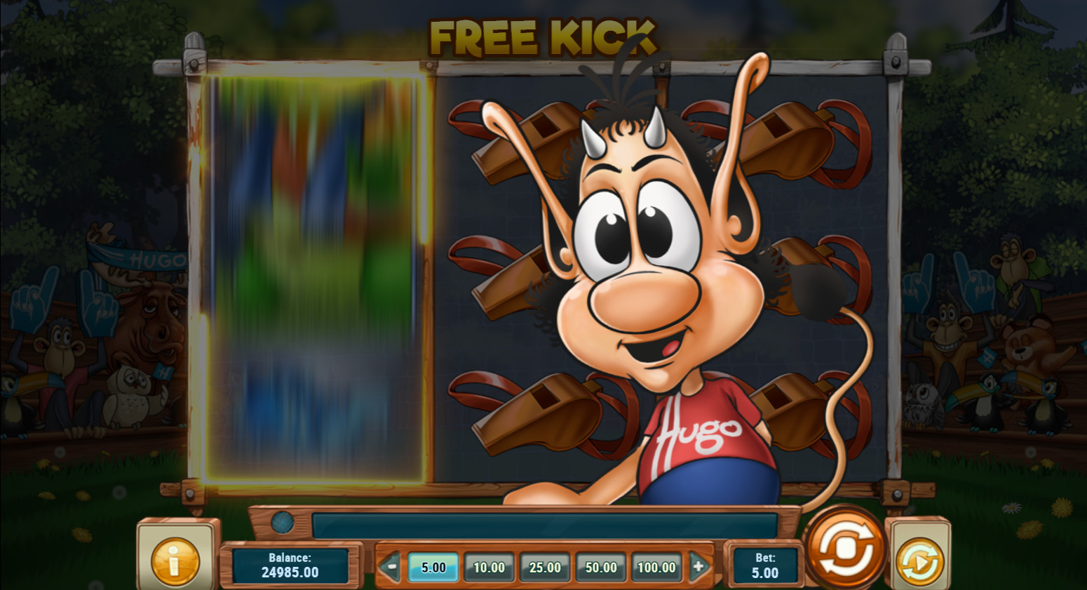игровой автомат Hugo Goal