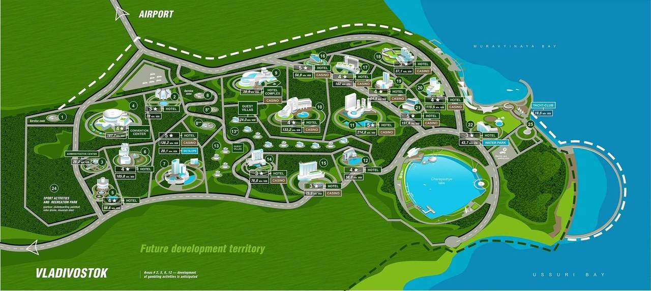 Primorye gaming zone land auction faces delay