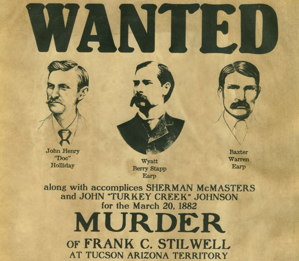 объявление о розыске Дока Холлидея