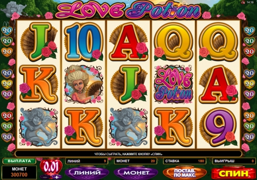 Love Potion video slot