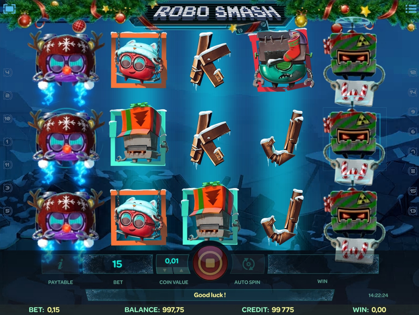 Игровой автомат Robo Smash