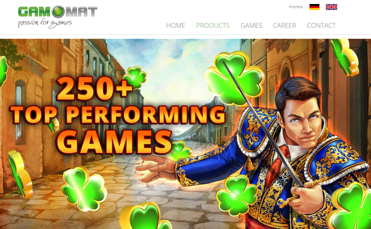 gamomat casino software