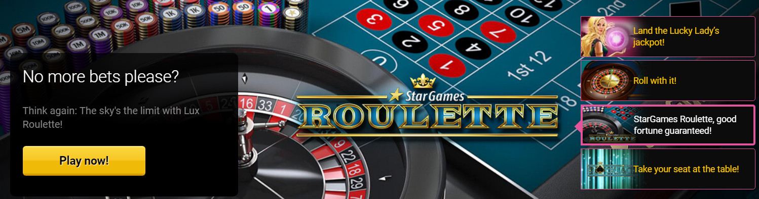 Рулетки в казино